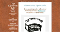 Desktop Screenshot of cupsespresso.com